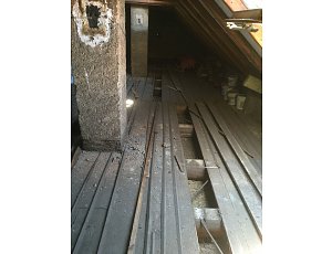 Izolace trámového stropu